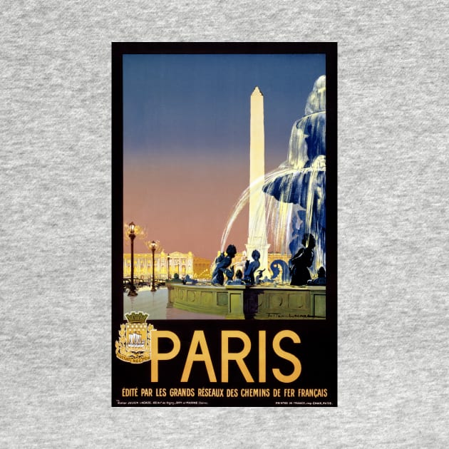 Vintage Travel Poster  Paris France by vintagetreasure